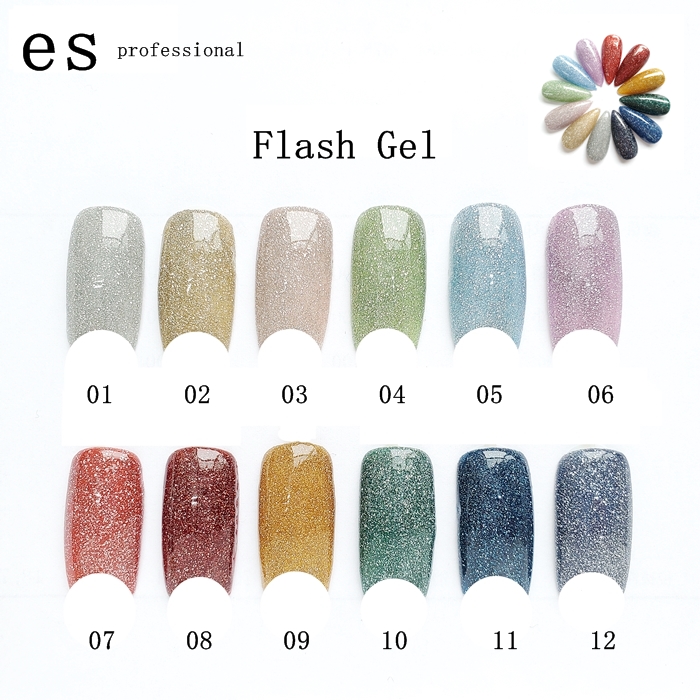 es professionalｼﾘｰｽﾞ Flash Gel　全12色